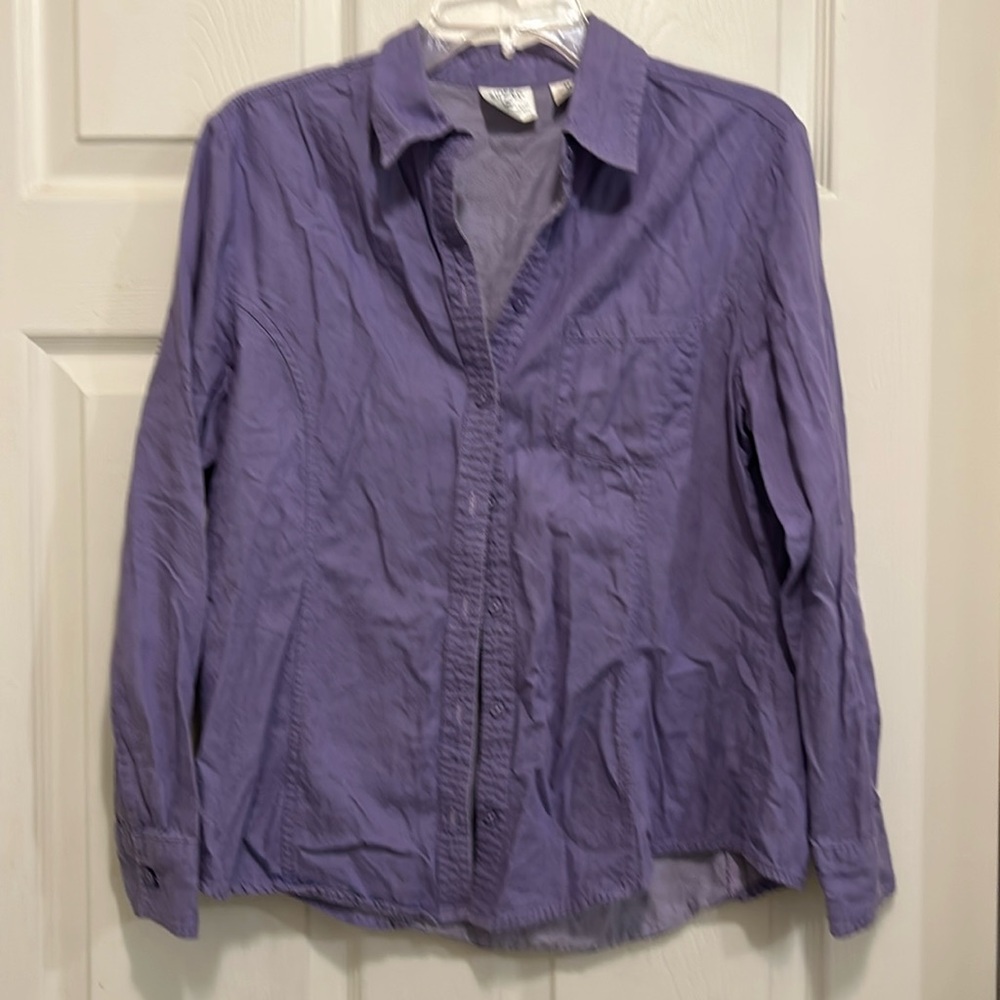 Lavender Lee Riders Slim Cut Button Down Shirt